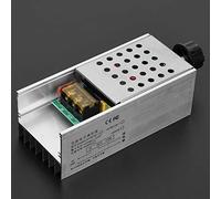 Tomantery Régulateur de Tension SCR AC 6000W 220V | Thermostat de gradation électronique à contrôle de vitesse, coque en aluminium, pour usage domestique et industriel