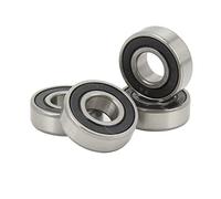 Tomantery Roulement de Roue de Rechange Robuste en Acier chromé 6202-RS pour Mini Vélo Powersports CT200U CT200U-EX Trail 200, Faible Coefficient de Friction et de Vibration, Lot de 4 Roulements