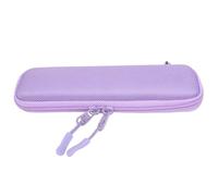 Tomantery Sac de Transport de Pinceaux de Maquillage de Voyage, Organisateur Portable à Coque Rigide EVA pour Pinceau de Maquillage, Stylo Tactile, Câble USB pour Voyager (Violet)