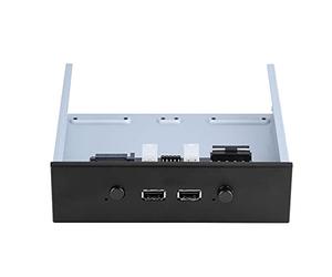 Tomantery Sélecteur de Puissance HDD pour Contrôleur de Disque Dur de PC de Bureau avec Espace Fixe de 2,5" pour Plusieurs Systèmes, 6 Sorties de Puissance pour Un Contrôle Optimal, Idéal pour Les