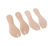 Tomantery Semelles Intérieures Tongs en Cuir PU Souple, Résistantes aux Chocs, Coussin pour Sandales Plates, Talons Hauts, pour le Bureau, les Fêtes et le Shopping (L)