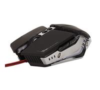 Tomantery Souris de Jeu pour PC, Conception Ergonomique, 4 DPI, Respiration Réglable, Rétroéclairage RBG, Contrôle Précis pour Ordinateur de Bureau, Ordinateur Portable, XP, Matériau ABSDPI (Noir)