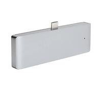 Tomantery Station D'accueil Hub 4 en 1 de Type C pour Interface Multimédia 4K HD + + USB3.0 + Chargement, Conception Plug and Play pour le Travail et le Divertissement, Hub en Alliage D'aluminium