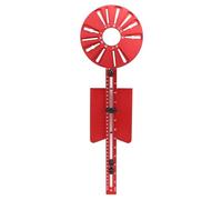 Tomantery Support de Rainure de Fraisage Professionnel Réglable 3 en 1 pour le Travail du Bois, Matériel D'armoire en Alliage D'aluminium, Guide de Coupe de Cercle de Gabarit pour MDF, Panneau de