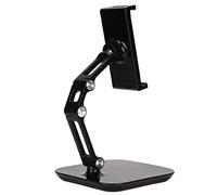 Tomantery Support de Tablette Réglable Pliable, Portable, Angle Confortable, pour Utilisation en Extérieur, Support de Tablette de Bureau en Alliage D'aluminium ABS pour PC de 5,1 à 9,3 Pouces