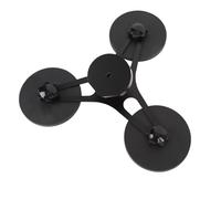 Tomantery Support de Voiture Magnétique Satellite Portable Noir Mini Angle Réglable pour Les Véhicules Amateurs de Voyages sur Route en Acier allié Alliage D'aluminium