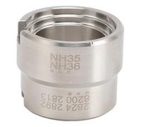 Tomantery Support pour Mouvement de Montre, Outil de Réparation en Acier Inoxydable pour Mouvements 2824, 2892, 8200, 2813, NH35 et NH36, avec Base Robuste pour Un Entretien facil