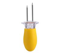 Tomantery Supports pour épis de Maïs en Acier Inoxydable, 8 Fourchettes | Brochettes de maïs emboîtables avec poignées en plastique, broches en métal pour barbecues, pique-niques, fêtes, cuisine