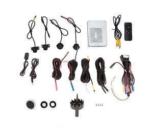 Tomantery Système de Caméra Environnante à 360 Degrés Vision Nocturne HD pour Voiture Universelle, Caméra de Recul étanche avec Forte Suppression de la Lumière pour Une Conduite Sûre