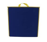 Tomantery Tableau Silencieux en Feutre Pliable et Portable, Tableau D'enseignement Double Face Autoportant pour L'apprentissage Précoce à la maison/à L'école/au Bureau 17,3 X 17,1 Pouces (Bleu Vert)