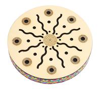 Tomantery Tambour de Mer 8 Pouces, Son de Vague Océanique, Percussions | Tambour à vagues de mer avec bord tressé, tambour à main ethnique pour la musicothérapie, instrument sonore océanique pour