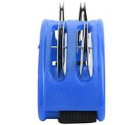 Tomantery Tambourin à Pied Elliptique pour Cajon Box Drum (Bleu) | Percussion à pied avec sangle élastique en nylon, corps compact en ABS, pour batteurs