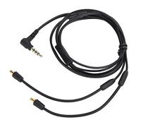 Tomantery Technica Câble pour écouteurs Cordon Haute Résolution pour ATH-LS50/200/300/400 E40 E50 E70, Basses Améliorées et Perte de Signal, 1,2 M, Fil TEP Noir, Plug and Play pour Audiophiles