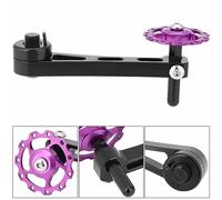 Tomantery Tendeur de Vitesse de Vélo Réglable, Guide de Chaîne en Alliage D'aluminium Durable pour Vélo à Vitesse Unique, Tension de Chaîne Parfaite, 3,5x1,97 Pouces