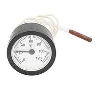 Tomantery Thermomètre Bimétallique Petite Jauge de Température Portable Précise pour Usage Industriel Matériau ABS pour Reptiles ou Récipients en Verre Végétal