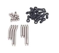 Tomantery TRX4M RC Link Set, 8 Tiges Durables en Acier Inoxydable pour Une Navigation Tout-Terrain Améliorée