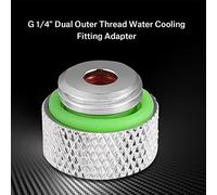 Tomantery Valve de Ventilation à Filetage G1/4, Beau Connecteur D'échappement Automatique pour Refroidissement par Eau D'ordinateur, Bonne étanchéité pour Raccord D'ordinateur PC