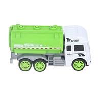 Tomantery Véhicule D'assainissement à Inertie en Plastique de Camion à Ordures Cultivant la Conscience Environnementale pour Les Enfants (Camion d'assainissement (-citerne d'eau))