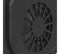 Tomantery Ventilateur D'aération de Voiture Désembueur Désodorisant Détox Dispositif de Refroidissement de Voiture Ventilateur D'échappement Solaire à économie D'énergie pour une Conduite Saine et