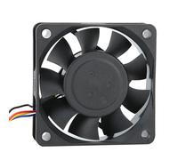 Tomantery Ventilateur de Refroidissement 6 Cm 12 V 0,36 A 5400 Tr/min pour | Ventilateur de refroidissement PC à faible bruit avec doubles roulements à billes pour boîtier d\'ordinateur, 60 x 60 x 15 mm