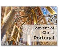 TOMAR, PORTUGAL - : Couvent du Christ Interiors à Tomar, Portugal. Le couvent historique des Templiers est un site protégé du patrimoine mondial de l'UNESCO., Aimant de réfrigérateur