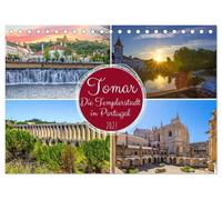 Tomar (Tischkalender 2027 DIN A5 quer), CALVENDO Monatskalender: Die Templerstadt in Portugal