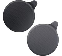 Tomario Silicone Bathtub Stopper, Bouchon d'évier Extra Large de 6 », Bouchon de Douche Universel pour évier de Cuisine et Salle de Bain (Noir+Gris)