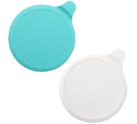 Tomario Silicone Bathtub Stopper, Bouchon d'évier Extra Large de 6 », Bouchon de Douche Universel pour évier de Cuisine et Salle de Bain (Bleu+ Blanc)