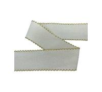 TOMASELLI MERCERIA Bande Bord De La Toile Aïda, Lurex Point De Croisement 55 Trous De 5 Cm De Haut - Ecru'