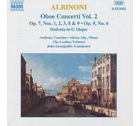 Tomaso Albinoni Oboe Concerti Vol. 2 (CD) Album