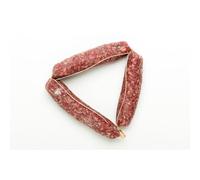 Tomassoni Saucisse de Porc Sèche Italien, Salsiccia Secca Lunga, sans gluten et sans lactose, produit artisanal 100% italien, spécialités gastronomiques, emballé sous vide, 2 Pièces de 260 g