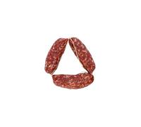 Tomassoni Saucisse Sèche Italien à base de Porc élevé en Semi-liberté, Salsiccia Secca Lunga, sans gluten et sans lactose, 100% italien, spécialités gastronomiques, emballé sous vide 4 pièces 200g
