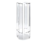 Tomasucci - Porte-vases en Acrylique Transparent - Moderne - 2 Tablettes - H60 x L20 x P20