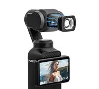 Tomat OSMO Pocket 3 Filtre, Objectif Grand Angle Multi-Couches pour DJI Pocket 3 Accessoires Protection de l'objectif de la caméra d'action (Version Aluminium magnétique)