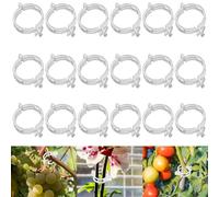 Tomate Clips Support, 100 PCS Clips pour les Légumes, Clips de Support pour Plantes, Plant Support Clips de Jardin, Clips Tomate pour Plantes, Clips pour Plantes, Fruits, Légumes et Fleurs (Blanc)