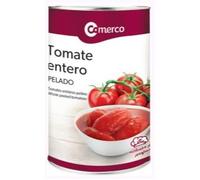 Tomate Entero Pelado, Pulpe de Tomate Nature, 2.7 kg Poids Égoutté, Sans Additifs, Base pour Sauces et Soupes