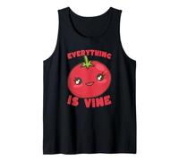 Tomate Mignonne Everything is Vine Pun Humour Débardeur