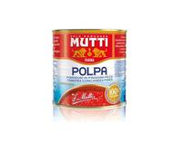 Tomates Concassées en Pulpe Fine MUTTI - Lot de 2 boîtes de 2,5 kg