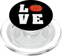 Tomates, légumes, végétaliens, jardiniers, Aiment Sourire Le Visage PopSockets PopGrip pour MagSafe