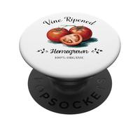 Tomates mûres de vigne 100% bio PopSockets PopGrip Adhésif