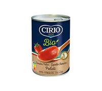 Tomates Pelées Bio 400G - Les délicieuses pépites de CIRIO pour vos conserves maison - Lot De 4