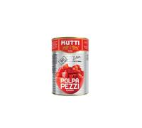 Tomates Pelées Concassées en Morceaux Polpa Pezzi MUTTI - 1 boîte de 4 kg