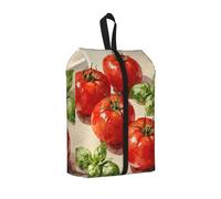 Tomato Basilic Fresh Sac à chaussures de voyage étanche pour valise, pochette de rangement 3 en 1 pour entraîneurs de gym