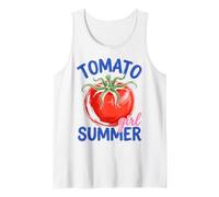 Tomato Girl Summer Garden Veggie Lover Aesthetic Débardeur