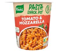 Tomato & Mozzarella - Pasta Snack Saveur Tomate & Mozzarella, Prêtes en seulement 5 Minutes, Délicieuses nouilles instantanées, 1 paquet - Compatible avec Knorr 72g