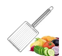 Tomato Slicer, Handheld Stainless Steel Egg Slicer, Onion Chopper, Kitchen Tool for Slicing Ham, Fruit, Potato, and More, Ideal for Quick Meal Prep, 9.84x3.35 inches