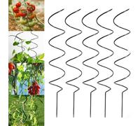 Tomato Twist Stake,Climbing Plant Stake Tower Plant Supports,Spiral Plant Climbing Frame,Metal Garden Plant Supports Frame, for Potted Plants,Tomato,Rose Vine,etc (5*Spiral Rod)