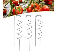 Tomato Twist Stake, Spiral Plant Support, Tomato Spiral Stakes, Plant Supports, Limbing Plant Stake Tower Plant Supports (A+B-6PCS)