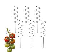 Tomato Twist Stake, Spiral Tomato Stakes for Climbing Plants, Twisted Plant Support Poles for Tomatoes, Garden Plant Cage Tower Supports (6 pcs)