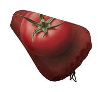 Tomatoes on The Wall Coussin de siège de vélo rembourré avec cordon de serrage doux et confortable imperméable pour homme et femme pour vélo de montagne et de route